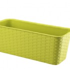 Doniczka balkonowa RATTAN 40 cm 7002 ziel