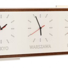 Beata zegar potrójny poziomy