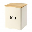 Pojemnik metalowy INSPIRIO Tea art 20461 krem