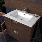 Bateria umywalkowa stojąca Espacio Mydelniczka Wenge