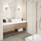 Bateria umywalkowa stojąca Ancona, Bateria termostatyczna natryskowa ścienna Trinity