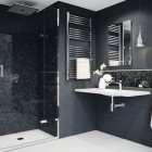 Bateria natryskowa podtynkowa Kvadro, Głowica talerzowa deszczowni 45x45