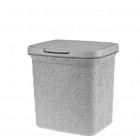 Kosz płaski 5,5l FANCY szary