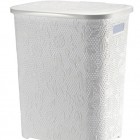 Kosz na bieliznę 55l FANCY art 7645 biały