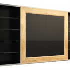 Mebin Corino Panel TV z drzwiami przesuwnymi