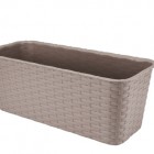 Doniczka balkonowa RATTAN