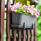 Doniczka balkonowa RATTAN