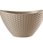 Osłonka VICKY oval 30cm art 8920 beż