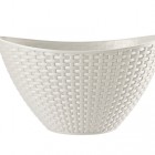 Osłonka VICKY oval 30cm art 8920 krem