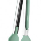 Szczypce silikonowe kuchenne 27cm art 4014 mięta