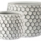 Kpl osłonek ceramicznych CUBE 2szt art 8933 biały