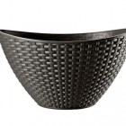Osłonka VICKY oval 30cm art 8920 brąz II