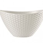 Osłonka VICKY oval 30cm art 8920 krem