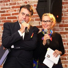 Agata Passent i Paweł Sztompke