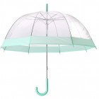 Parasol transparentny art 21819 turkus