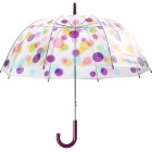 Parasol transparentny art 21924 kropki