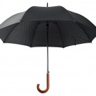 PARASOL DŁUGI PÓŁ-AUTOMAT XL 9202 kropki