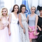 P.Biernat, A.Wendzikowska, M.Mrozowska, M.Kosik i projektantka Małgorzata Maria Bolesławska