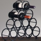 Metalowy stojak na wino 10 butelek