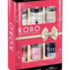 Zestaw do manicure - baza pod lakier, top coat i 4 lakiery do paznokci 