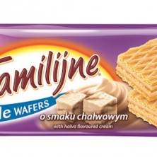 Familijne wafle chałwowe