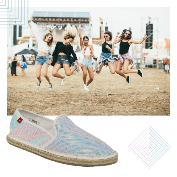 Moda na festiwal - brokat.