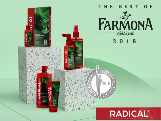 Srebrna Perła Rynku Kosmetycznego dla marki Radical.